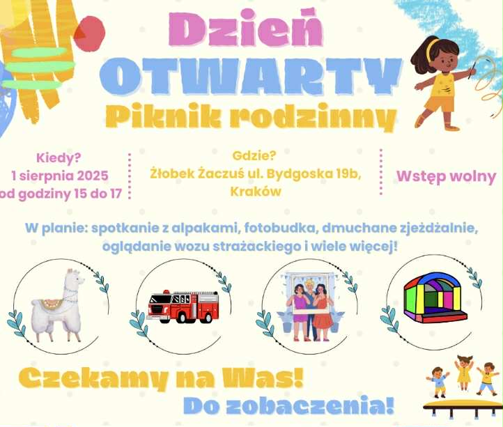 Dzień Otwarty i Piknik Rodzinny w Żłobku UJ „Żaczuś”